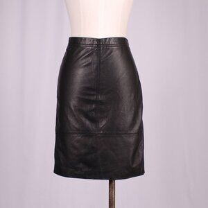 EUC Guess by Marciano Lamb Leather Pencil Mini Skirt, Sz - 8
